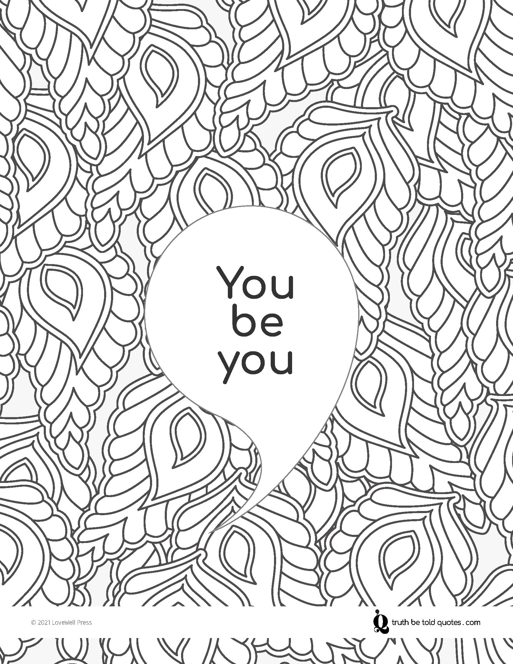 Mindfulness coloring pages