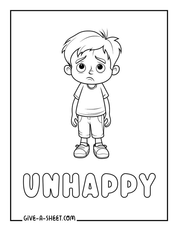 Emotions feelings coloring pages free pdf printables coloring pages color therapy social emotional skills