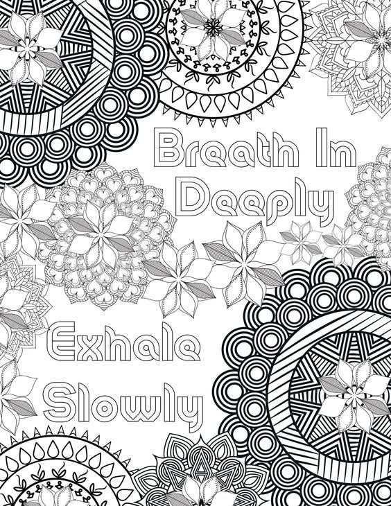 Social and emotional learning sel mindful coloring pages
