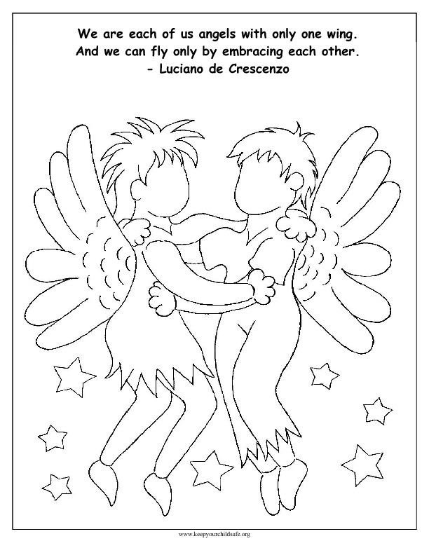 Social skills coloring pages for kids