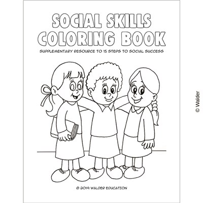 Social skills coloring book walder education