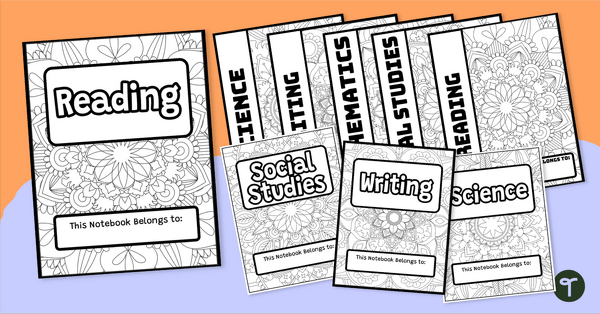 Student notebook covers