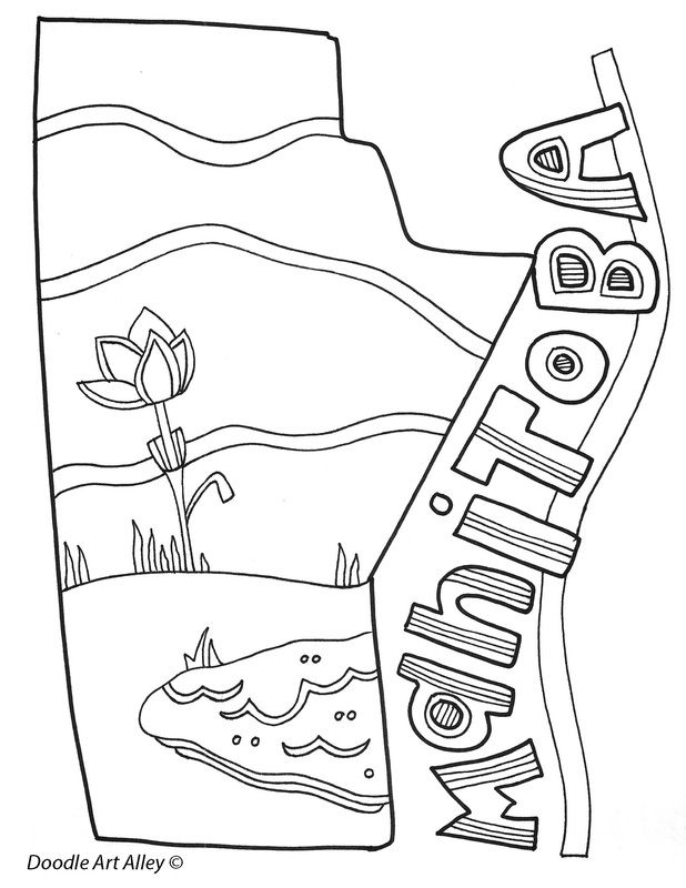 Canada coloring pages and printables