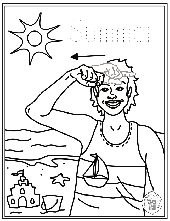 New to asdcs asl stories directory storysigning coloring pages