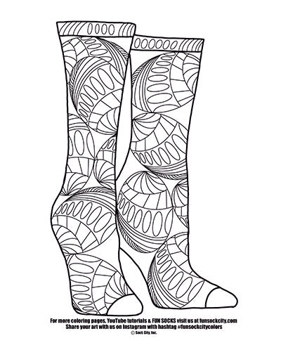 Coloring pages â sock city