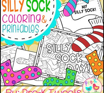Sock coloring pages silly socks dr seuss crafts dr seuss activities