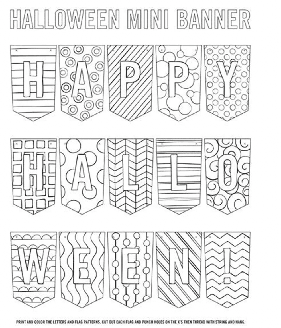 Free printable halloween coloring pages for kids