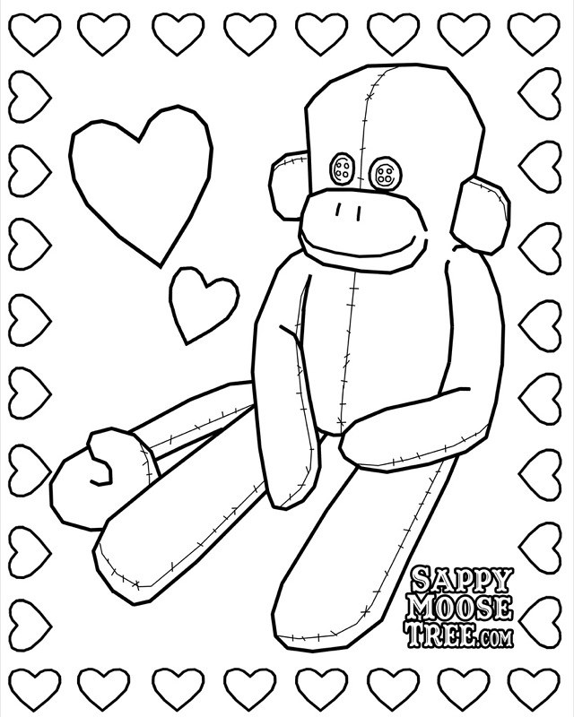 Buttons the giant sock monkey by sappymoosetree a wonderfuâ