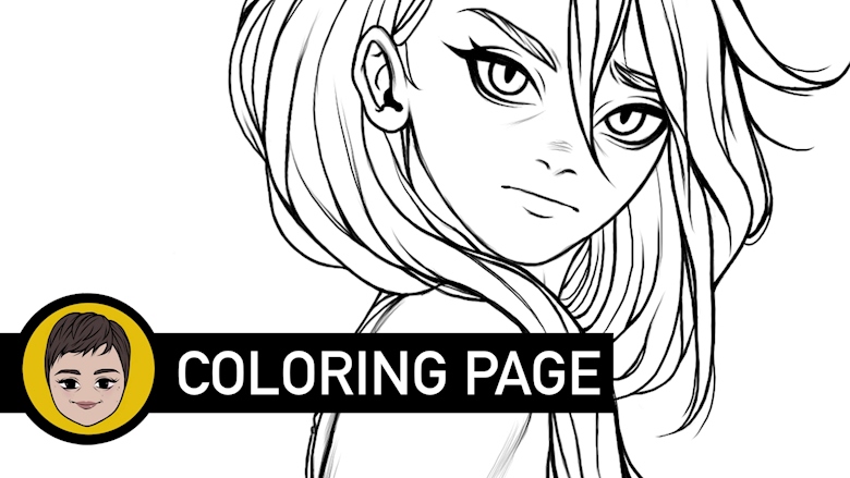 Soda coloring page