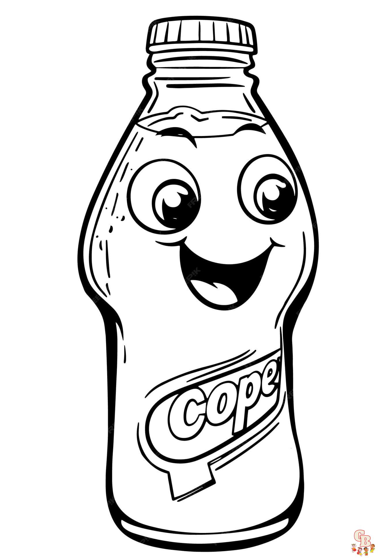 Printable soda coloring pages free for kids and adults