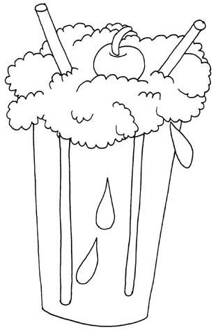Ice cream soda coloring pages coloring books coloring pictures