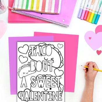 Valentines day coloring pages