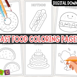 Junk food coloring