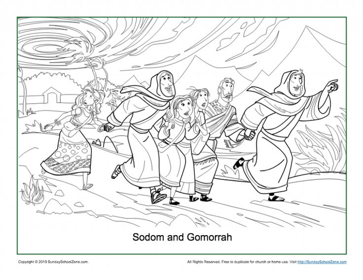 Sodom and gomorrah coloring page sodom and gomorrah bible coloring pages bible crafts for kids