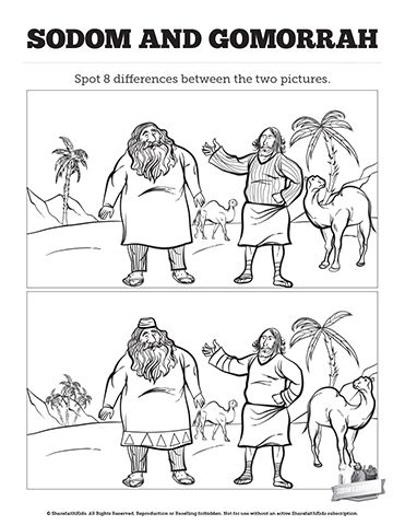 Discover the differences in the story of sodom and gomorrah