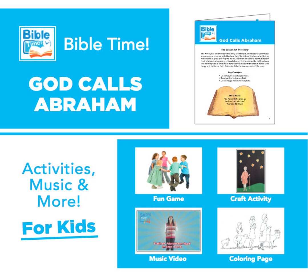 Bible time digital bible lesson great stories abraham isaac sodom and gomorrah jacobs ladder activities songs and more