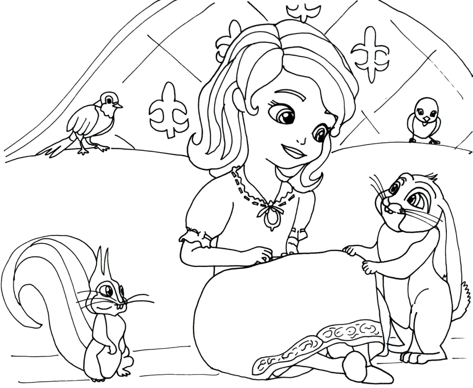 Get this princess sofia the first coloring pages to print out for girls