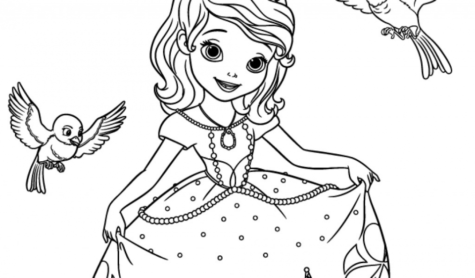 Get this sofia the first coloring pages free printable
