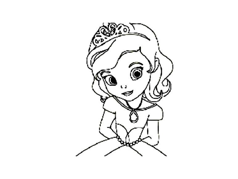 Princess sofia coloring pages disney to print for free