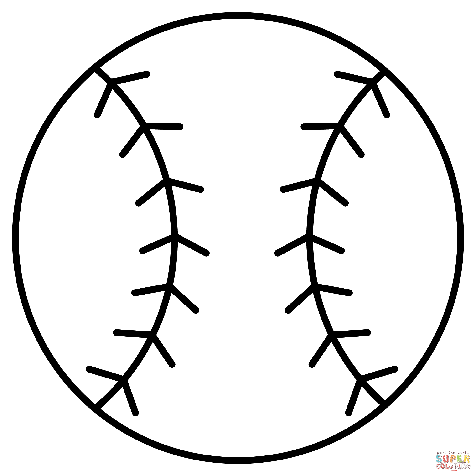 Softball emoji coloring page free printable coloring pages