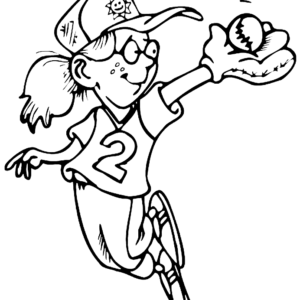 Softball coloring pages printable for free download