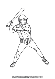 Baseball player louring page