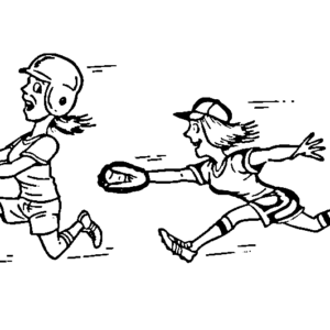 Softball coloring pages printable for free download