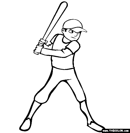 Sports online coloring pages