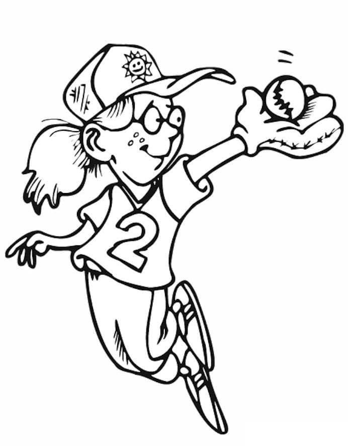 Softball free printable baseball coloring pages sports coloring pages mermaid coloring pages