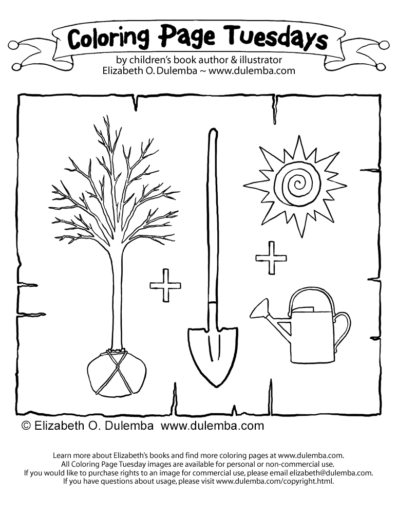 Coloring page tuesday