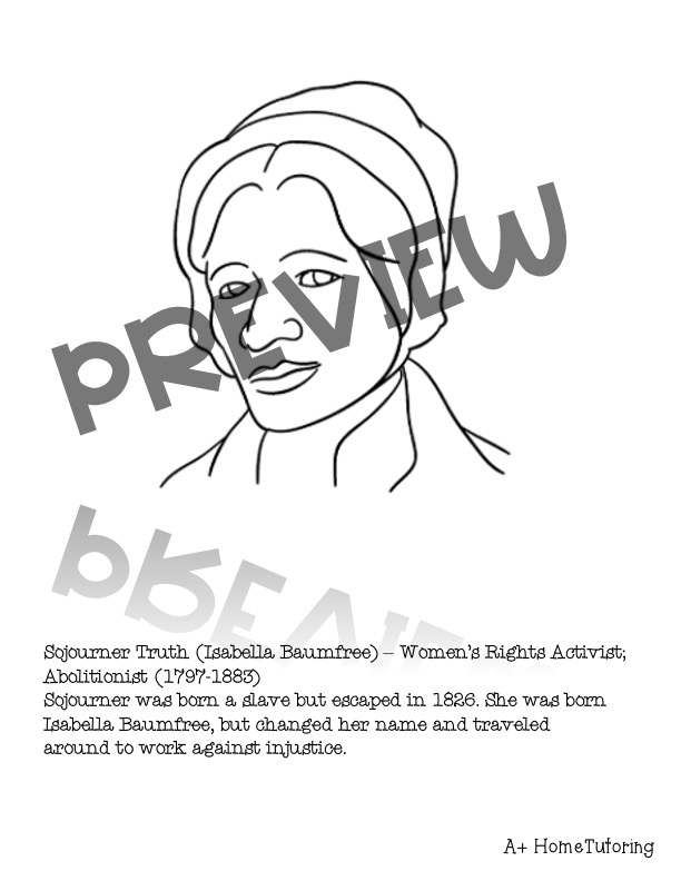 Womens history month coloring packet made by teachers