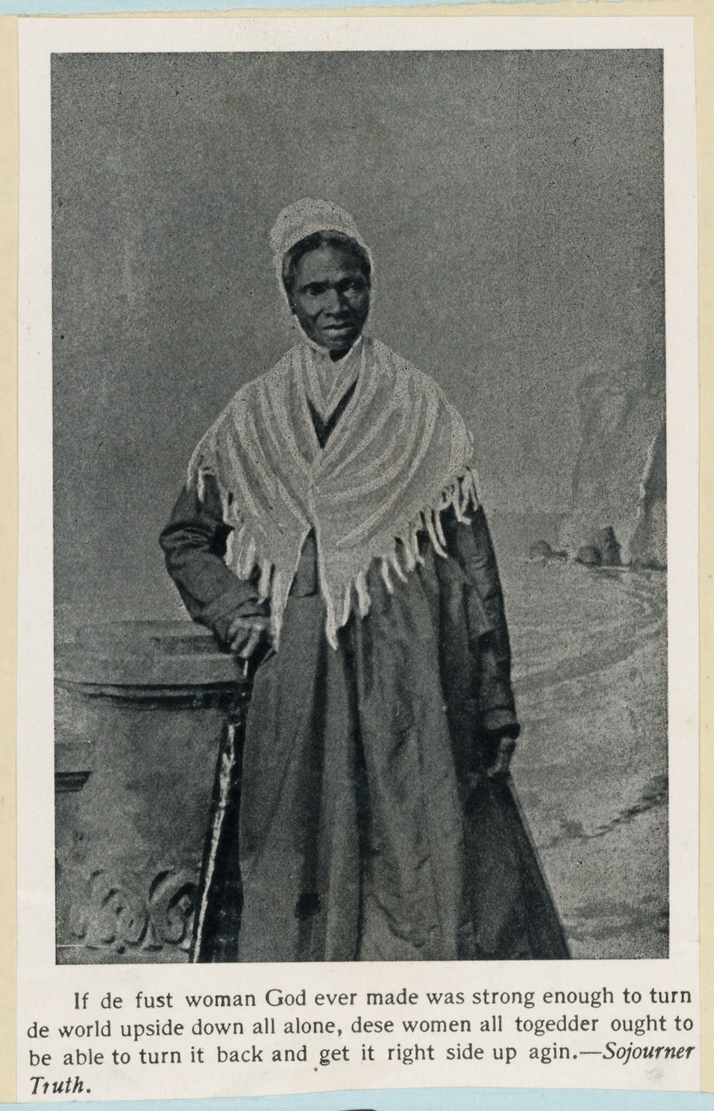 Info of artist biography sojourner truth slavery abolitionist and womens suffragist