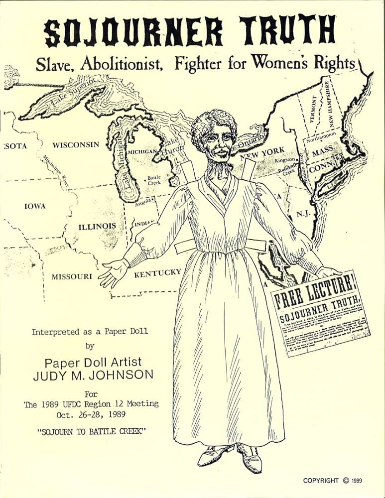 Sojourner truth paper doll coloring book judy m johnson judy m johnson judy m johnson