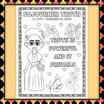 Womens history month coloring pages womens black history coloring sheets