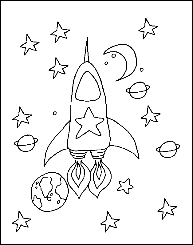 Free printable solar system coloring pages for kids