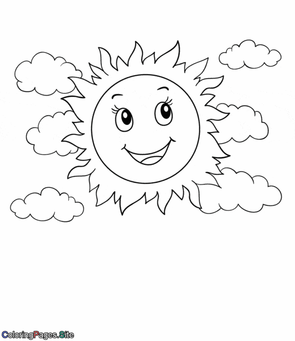 Desenhos deãsol para colorirãâ modelos gratuitos spring coloring pages coloring pages sun coloring pages