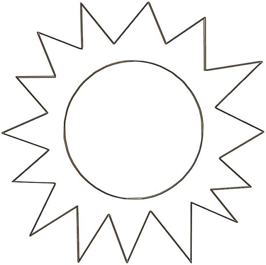 Imagens de sol para colorir keãe kitap boyama sayfalarä ãizimler