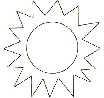 Dibujos para colorear dibujos de sol sol para colorear dibujo de sol manualidades