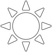Sun with face coloring page free printable coloring pages