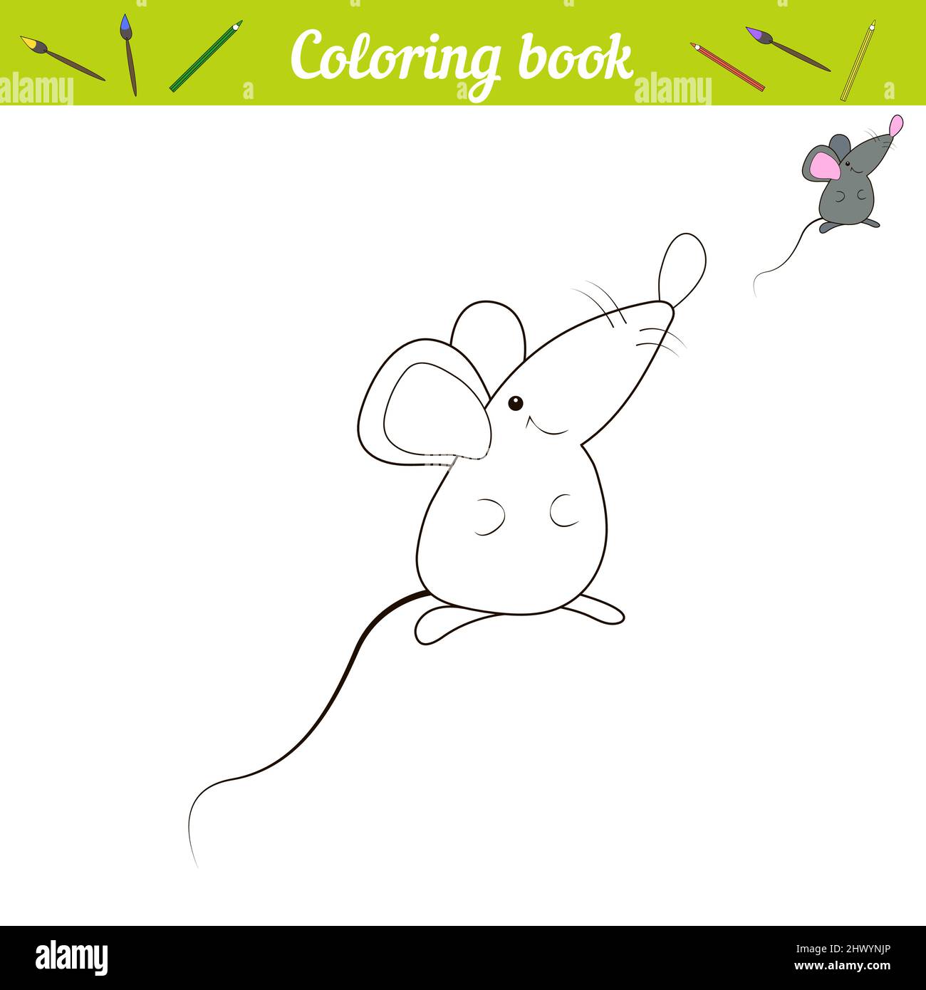 Pãgina para colorear fãcil de bebã dinosaurio vector de hoja de icono imagen vector de stock