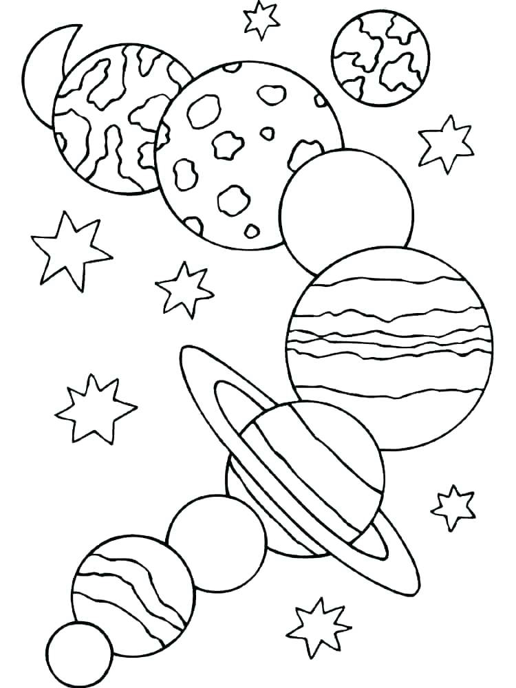 Free printable solar system coloring pages for kids