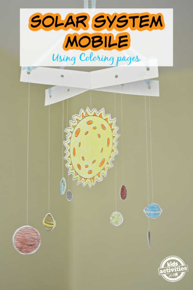 Solar system model for kids printable templates â kids activities blog