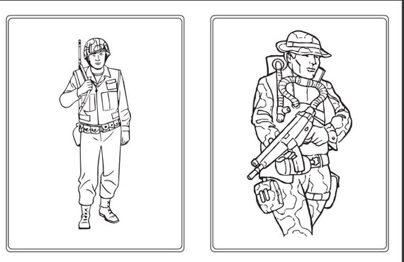 Army coloring pages for kids printable coloring pages for children boys and girls digital download