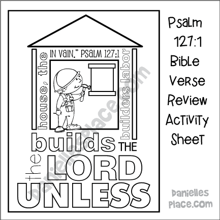 Wise and foolish buildres bible lesson