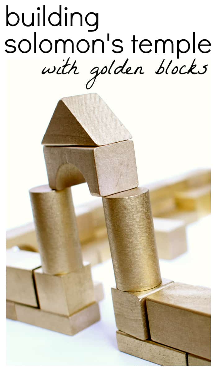Building solomons temple with golden blocks