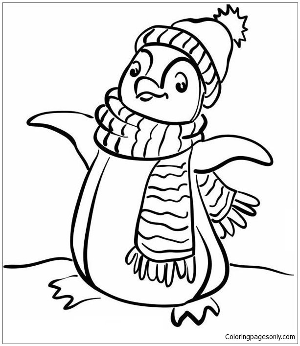 Winter coloring pages printable for free download