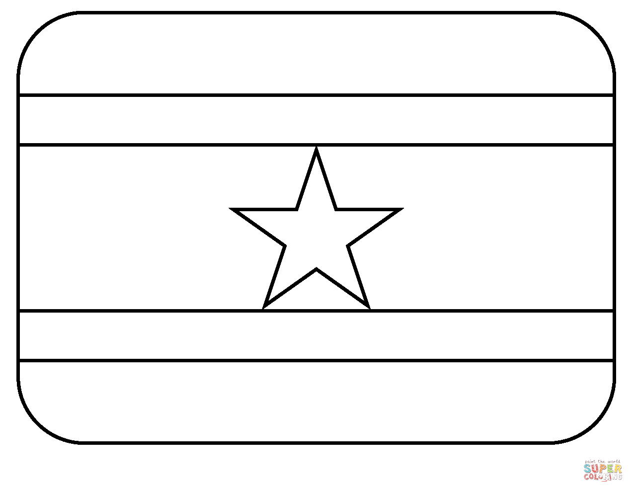 Flag of suriname emoji coloring page free printable coloring pages
