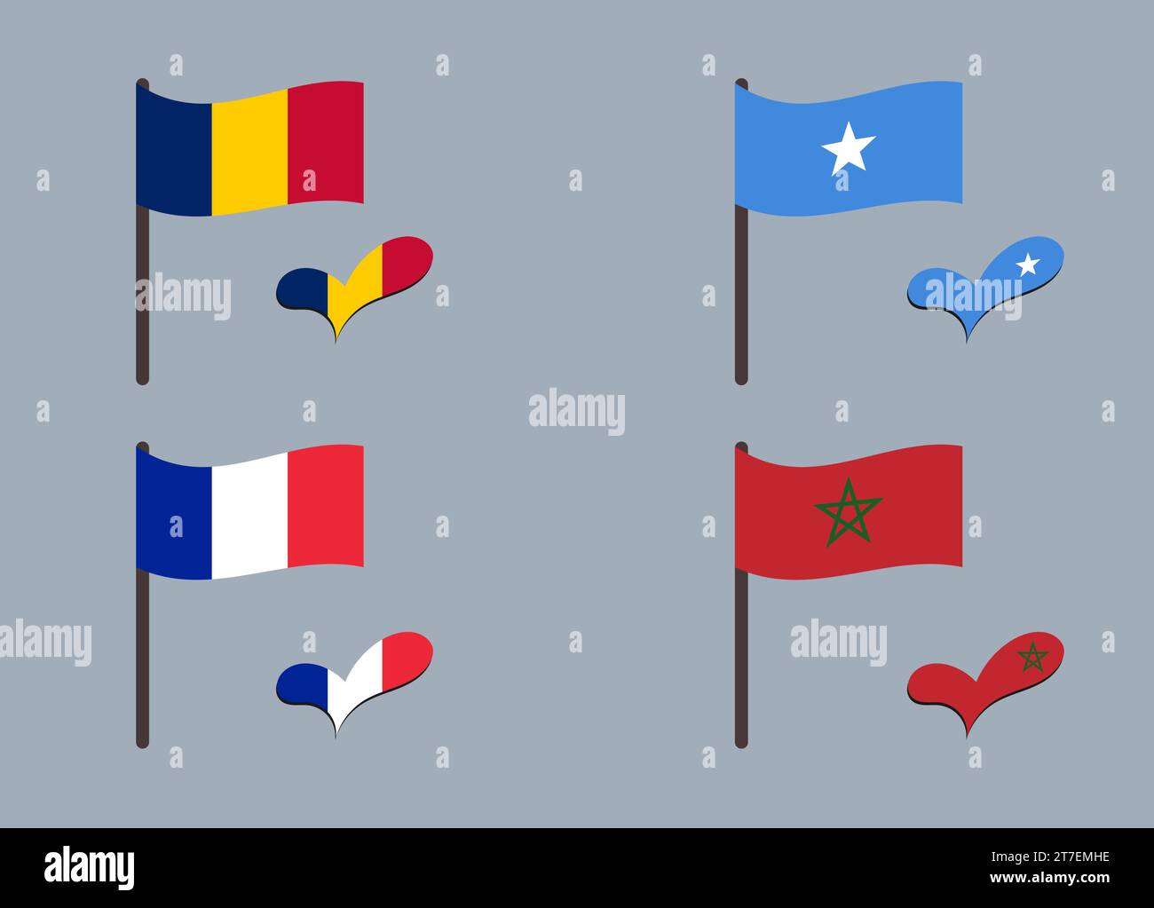 Somalia flag vector vectors stock vector images