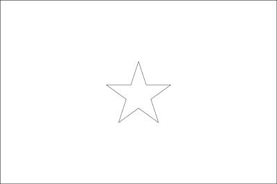 Coloring page for the flag of somalia