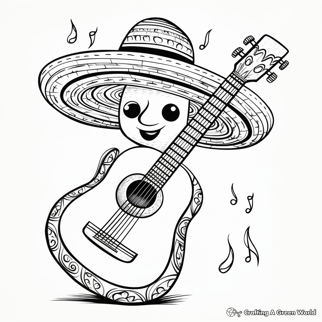 Sombrero coloring pages